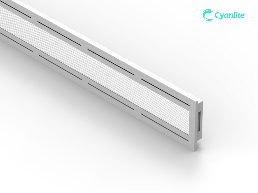 Cyanlite LED panel with air vents air slot