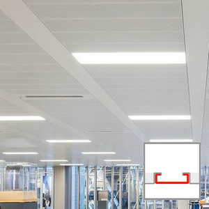 Cyanlite SAS330 LED panel light for Hook-Over metal ceiling