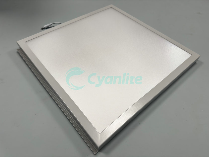 Cyanlite customized LED panel light for 450x450 SAS330 metal ceiling system with RAL7035