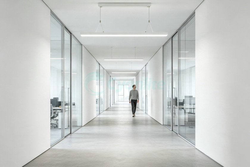 VISTRA linear light multi office application collage meeting room & open workspace