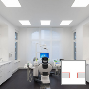 Cyanlite luminaires for gypsum board ceilings