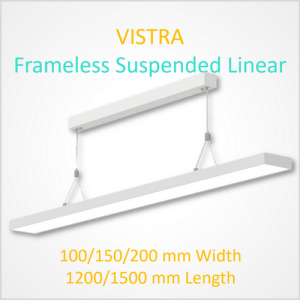 Vistra - Frameless Suspended Linear Light